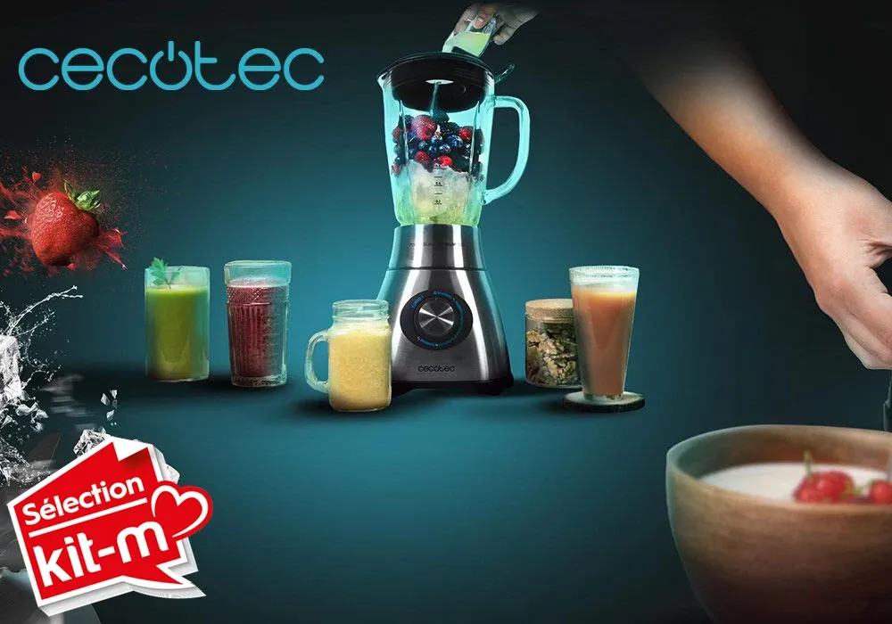 Blender Mixeur Power Black Titanium 1800W Cecotec (04100) – Image 3