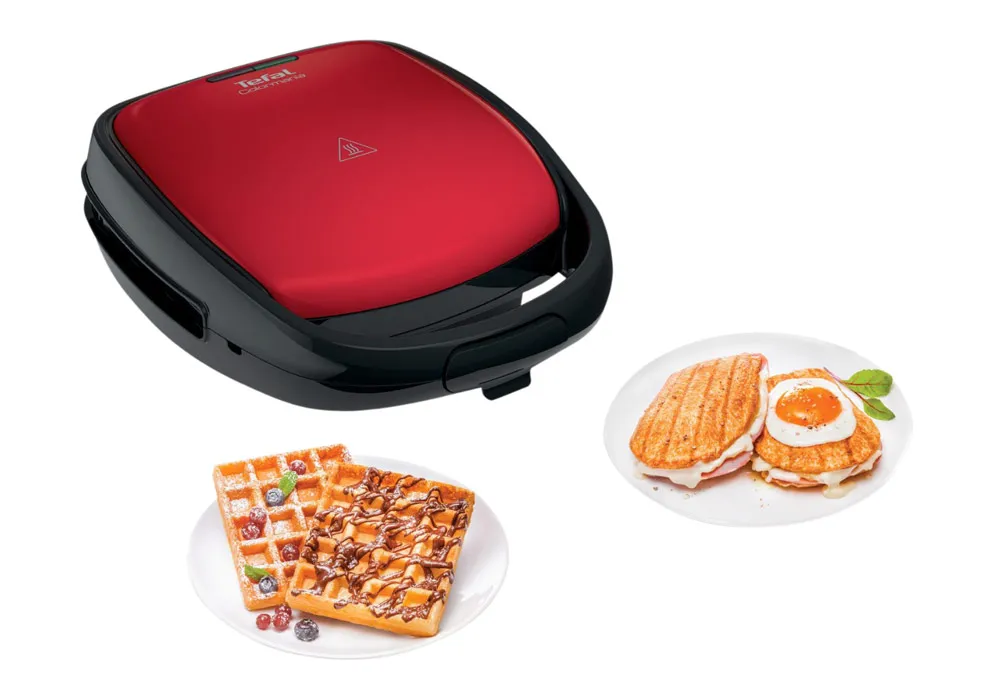 Gaufrier et Croque Monsieur Snack Time Colormania Tefal (SW3415)